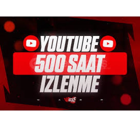 Youtube 500 Saat İzlenme