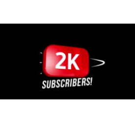 Youtube 2.000 Abone 